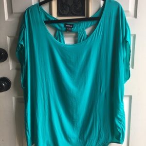 Torrid dolman sleeve top with cutouts  - size 1